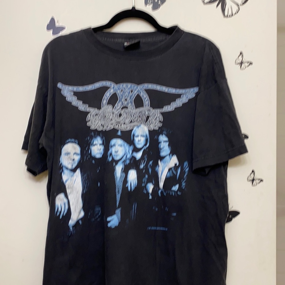 Vintage Aerosmith nine lives tour size L